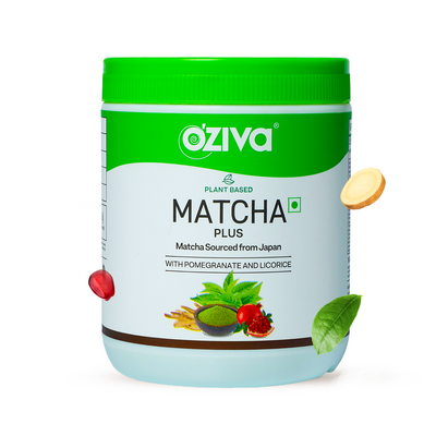 OZiva Plant Based Matcha Plus, 137x Antioxidants