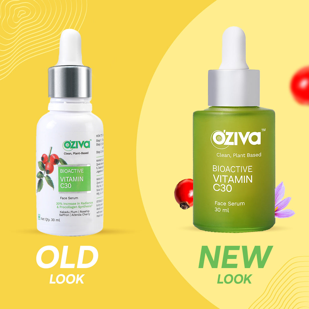OZiva Bioactive Vitamin C Face Serum for Collagen Boost