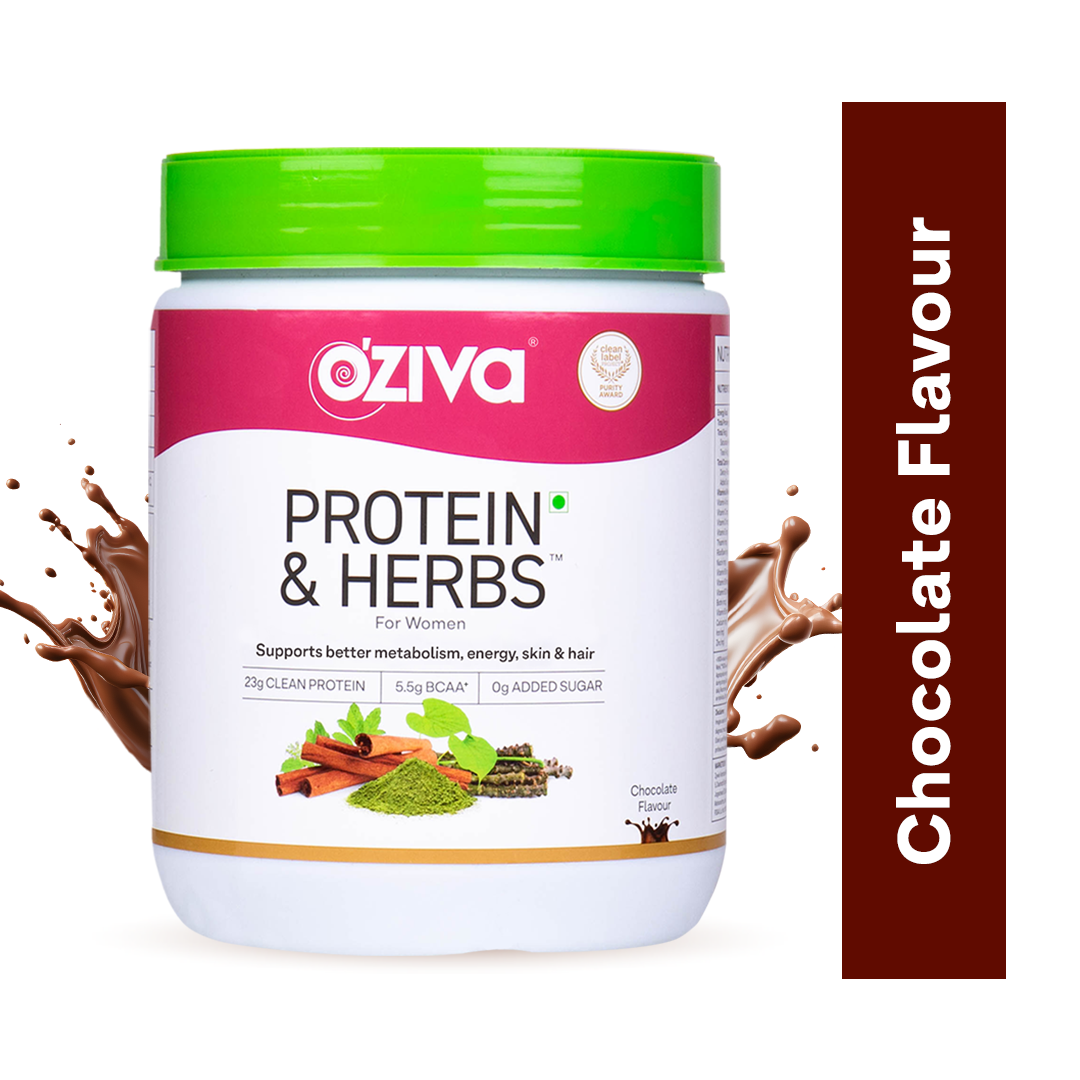 OZiva Protein Powder for Women for Weight Loss & Fat Loss 100 Clean