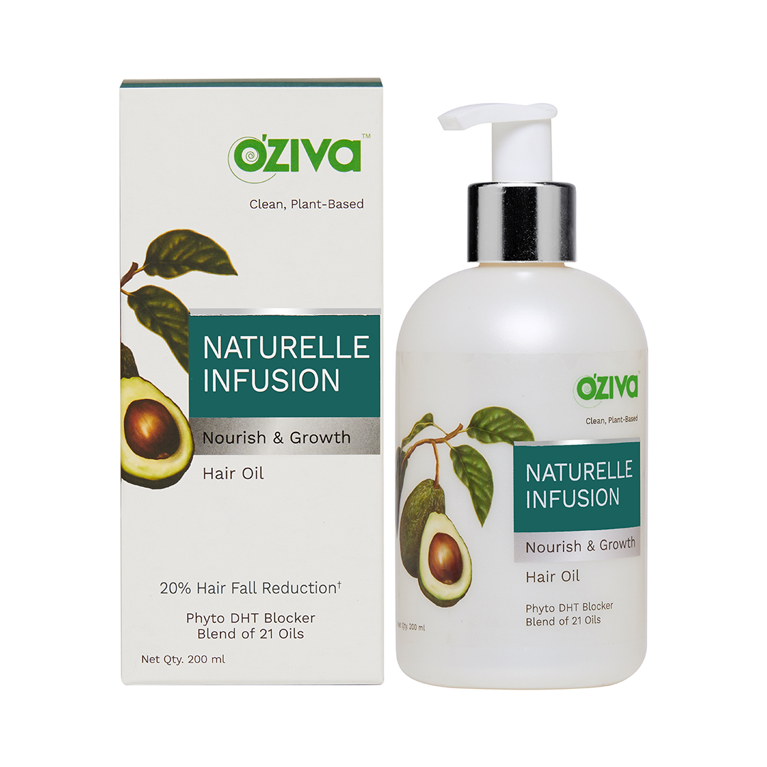 OZiva Hair Growth Oil for Hair Fall Control Naturelle Infusion
