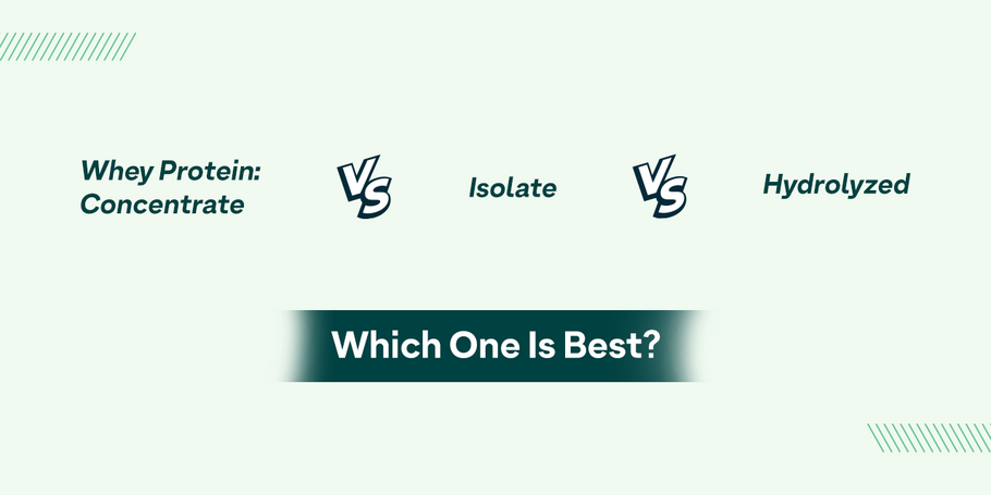 Whey Protein: Concentrate vs. Isolate vs. Hydrolyzed- Which One Is Best?