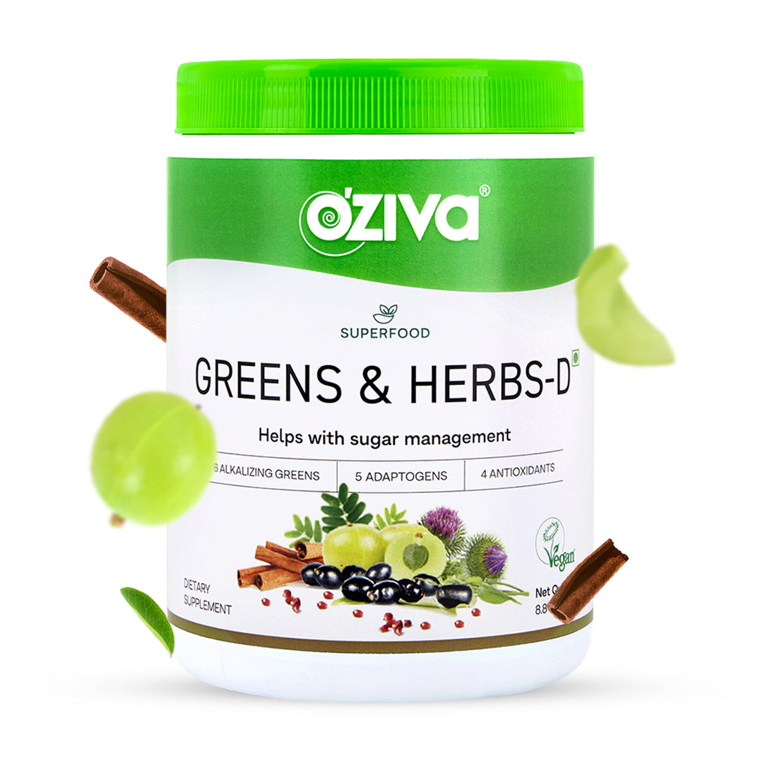 OZiva OZiva Superfood Drink with Greens for Diabetes & Prediabetes