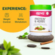 Protein & Herbs for Women - Natural Protein with Whey, Ayurvedic Herbs & Multivitamins for Weight Management, Metabolism, Skin & Hair