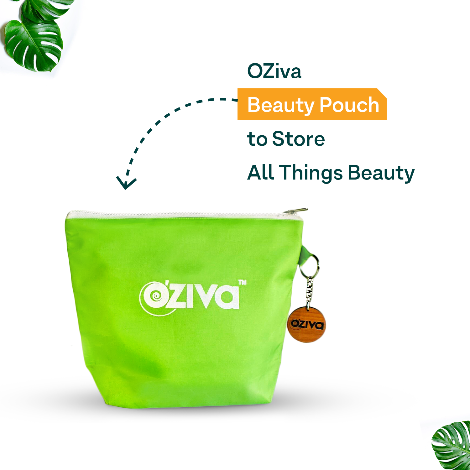 Green Beauty Pouch | Organize Your Beauty Essentials