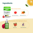 OZiva Glow & Anti-Ageing Routine: Youth Elixir Face Serum (30 ml) + Plant Based Classic Collagen Builder (250g) for Complete Collagen Boost