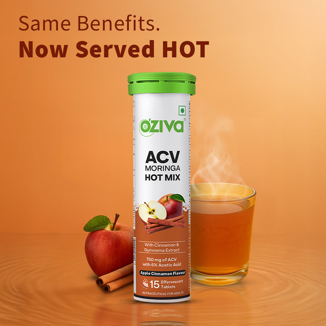 ACV Moringa Hot Mix Apple Cinnamon for Craving Control | 15 Tablets