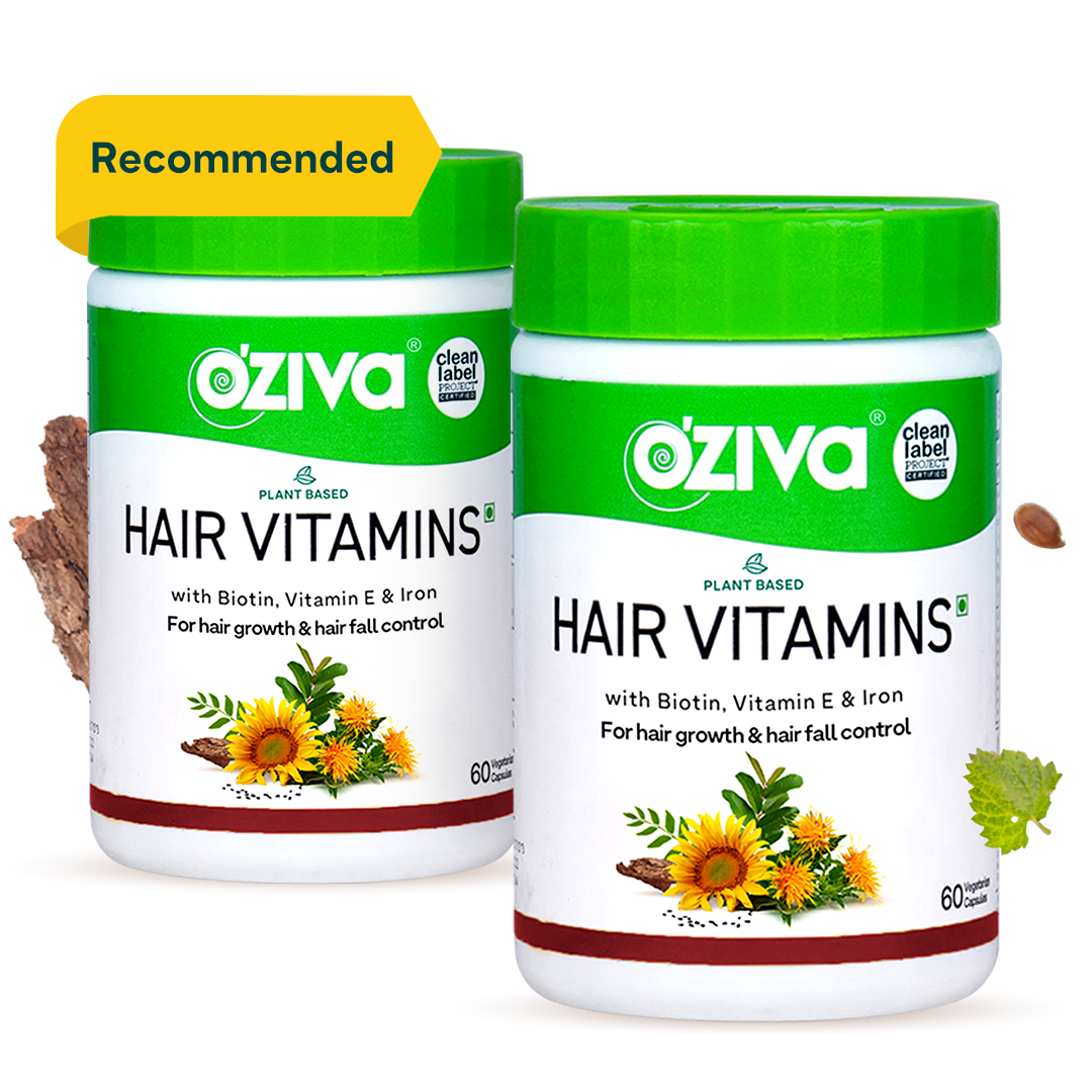 Hair Vitamins for Hair Re-growth Pack of 2 (120 Capsules)