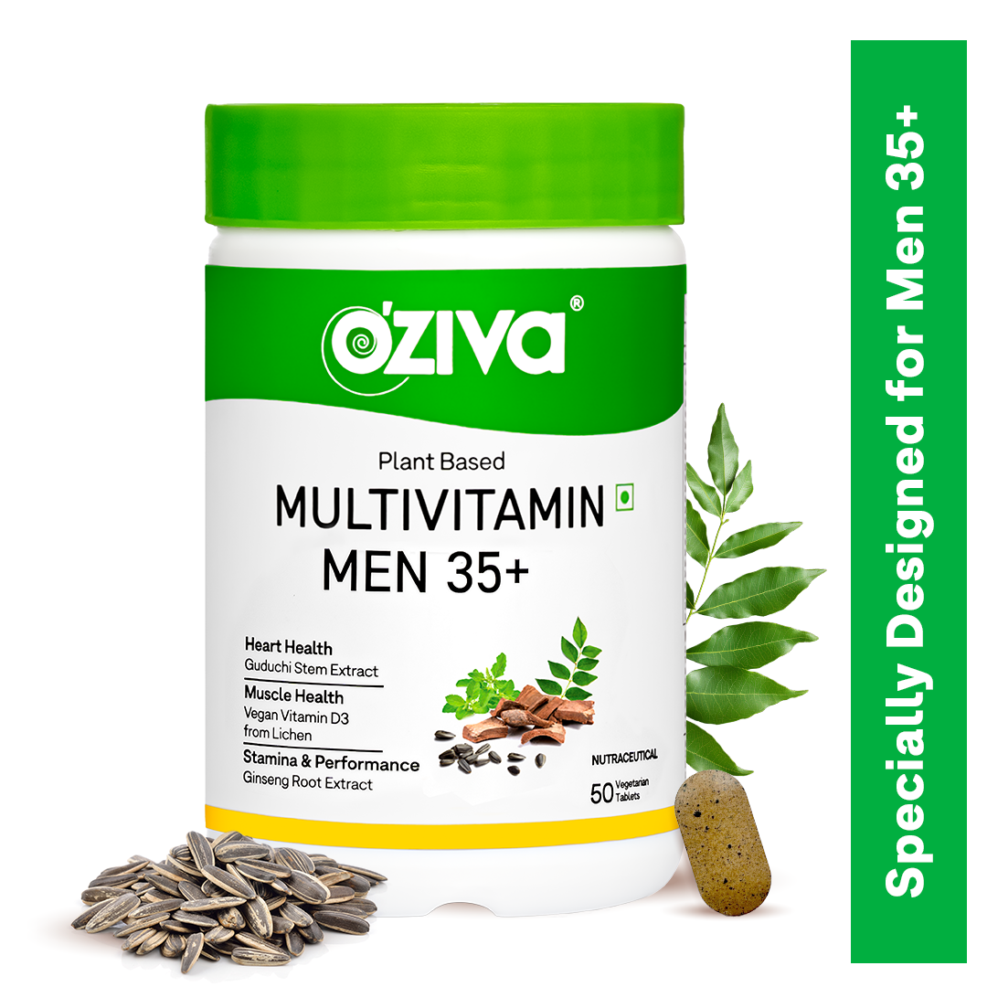 Multivitamins for Men 35+ for Heart Health, Muscle Health, Stamina & Performance | 50 Tablets