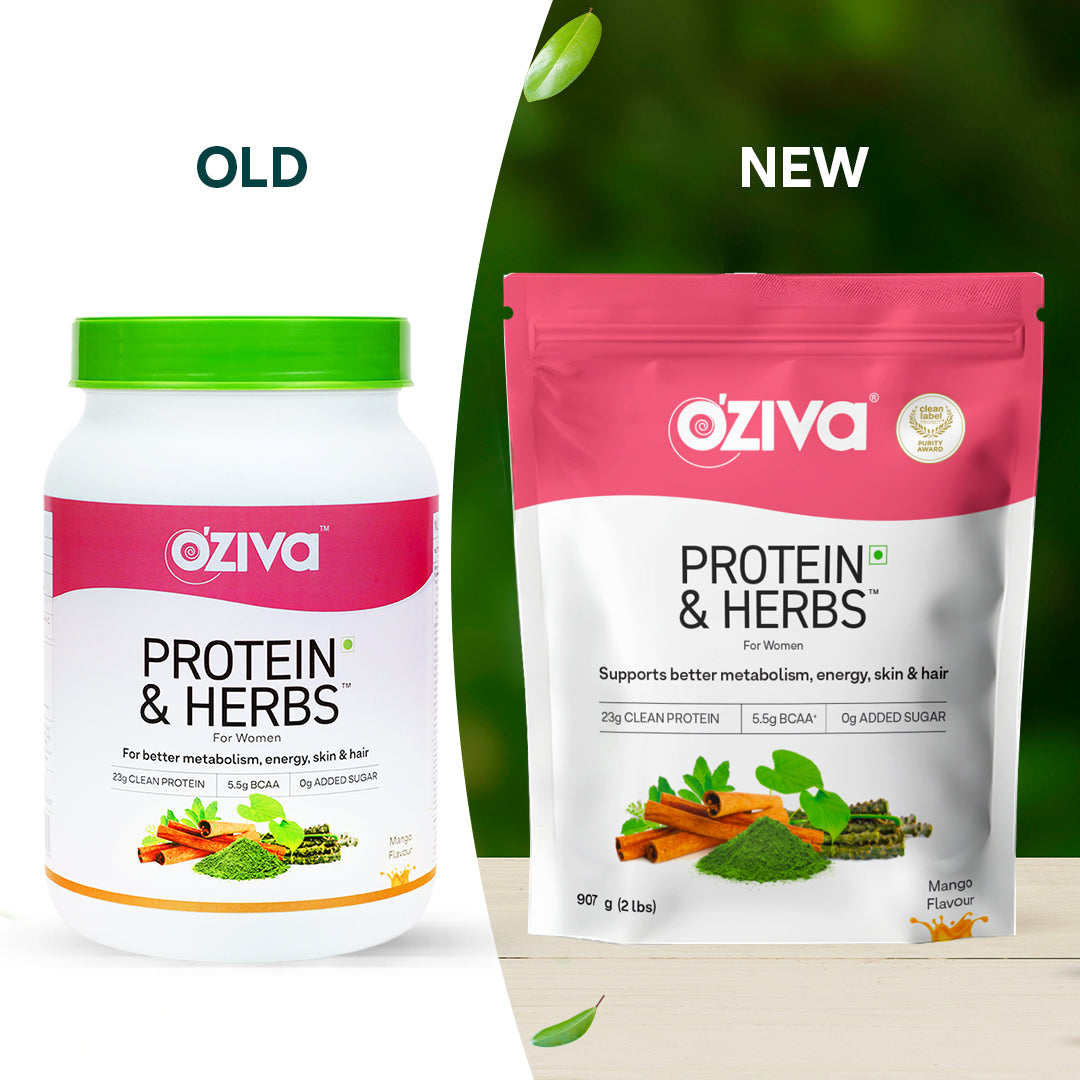 OZiva Protein Powder for Women for Weight Loss & Fat Loss 100 Clean