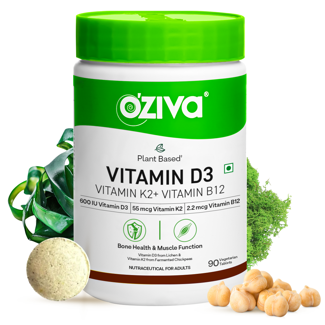 Vitamin D3, K2 & B12 for Stronger Bones & Better Muscle | 90 Tablets