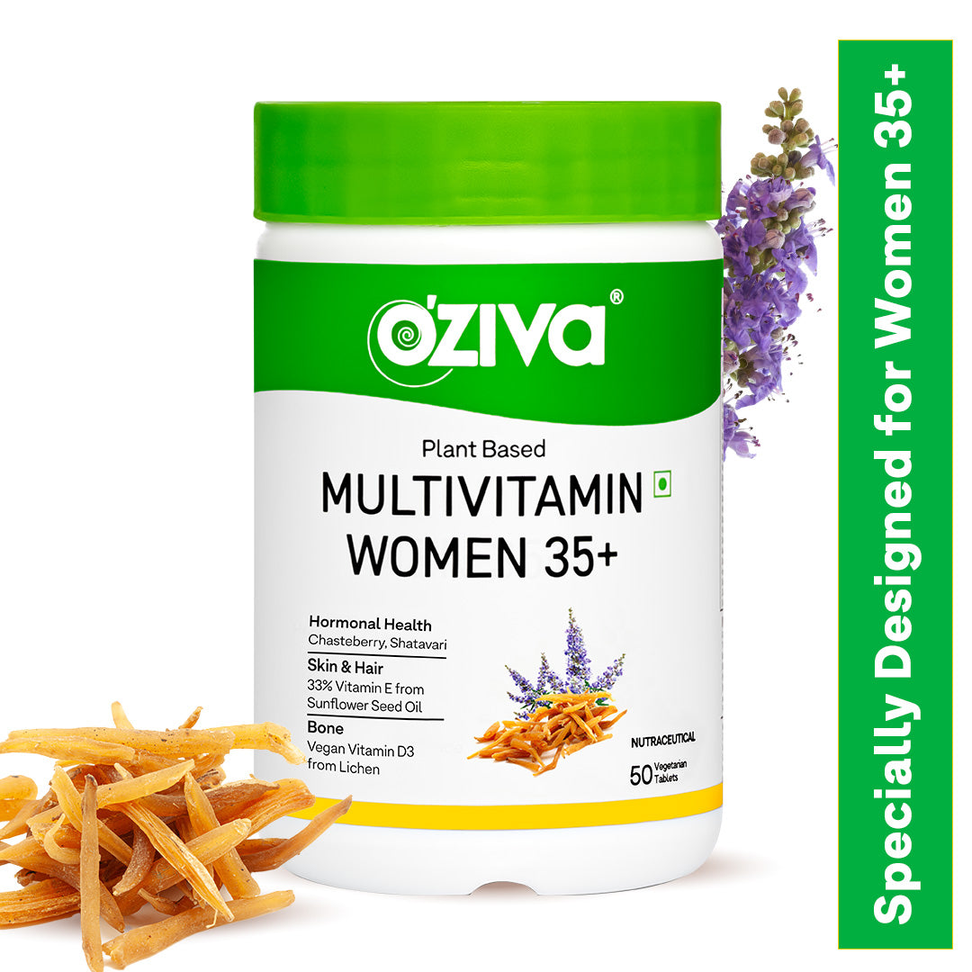 Multivitamins for Women 35+ for Hormonal Health, Skin, Hair & Bone | 50 Tablets