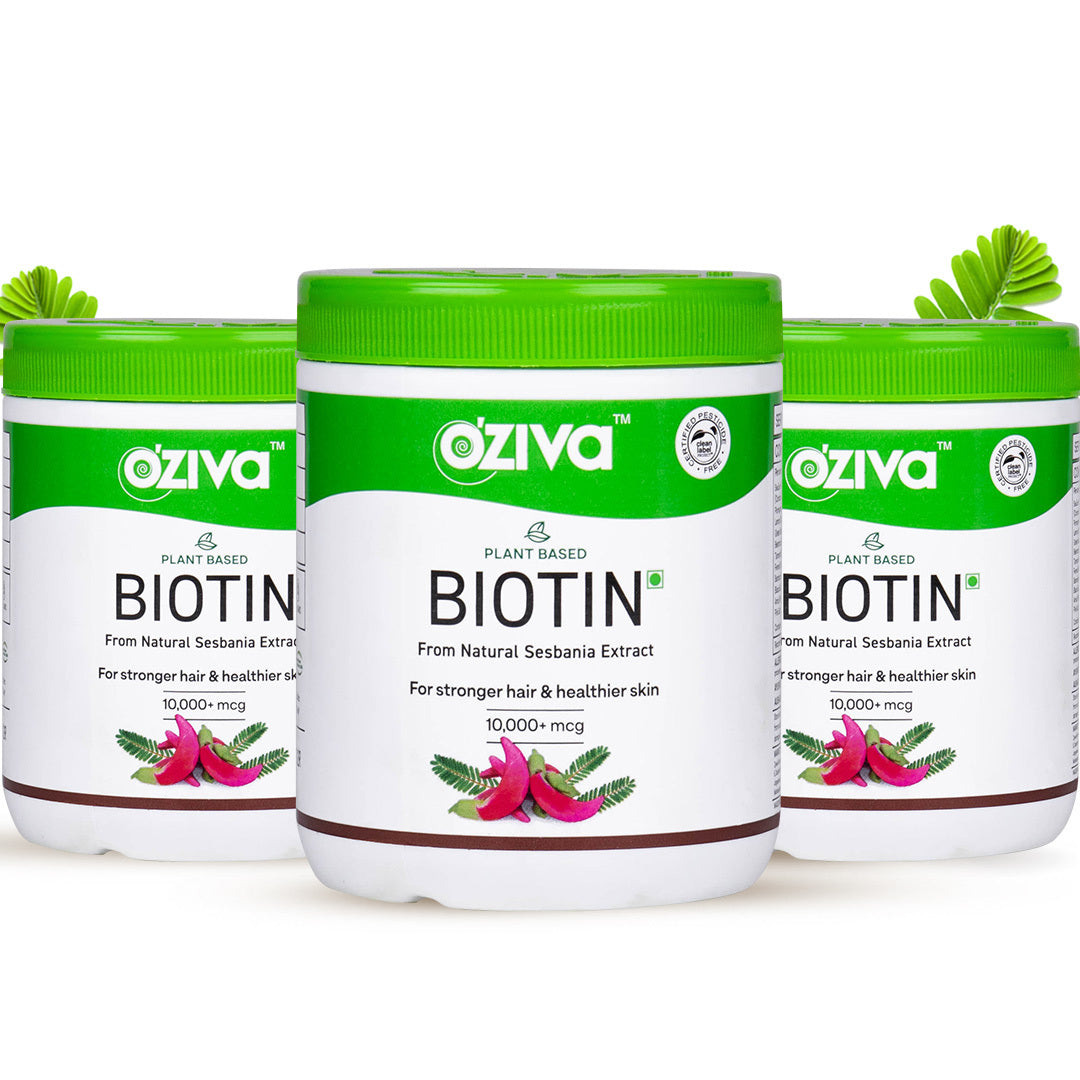 Biotin 10,000+ mcg for Improved Hair Density