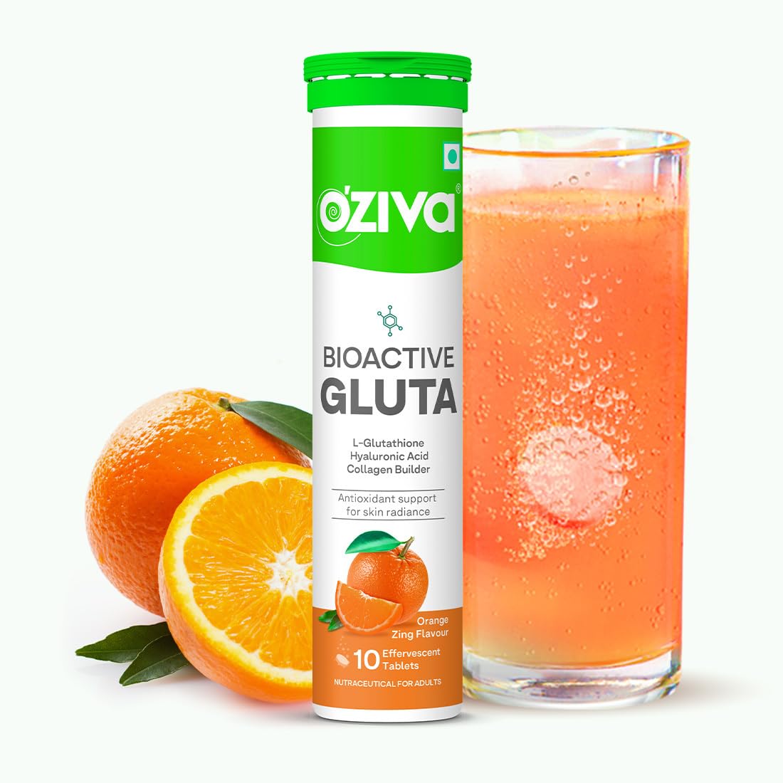 Gluta Fizzy Orange Zing | 10 Tablets