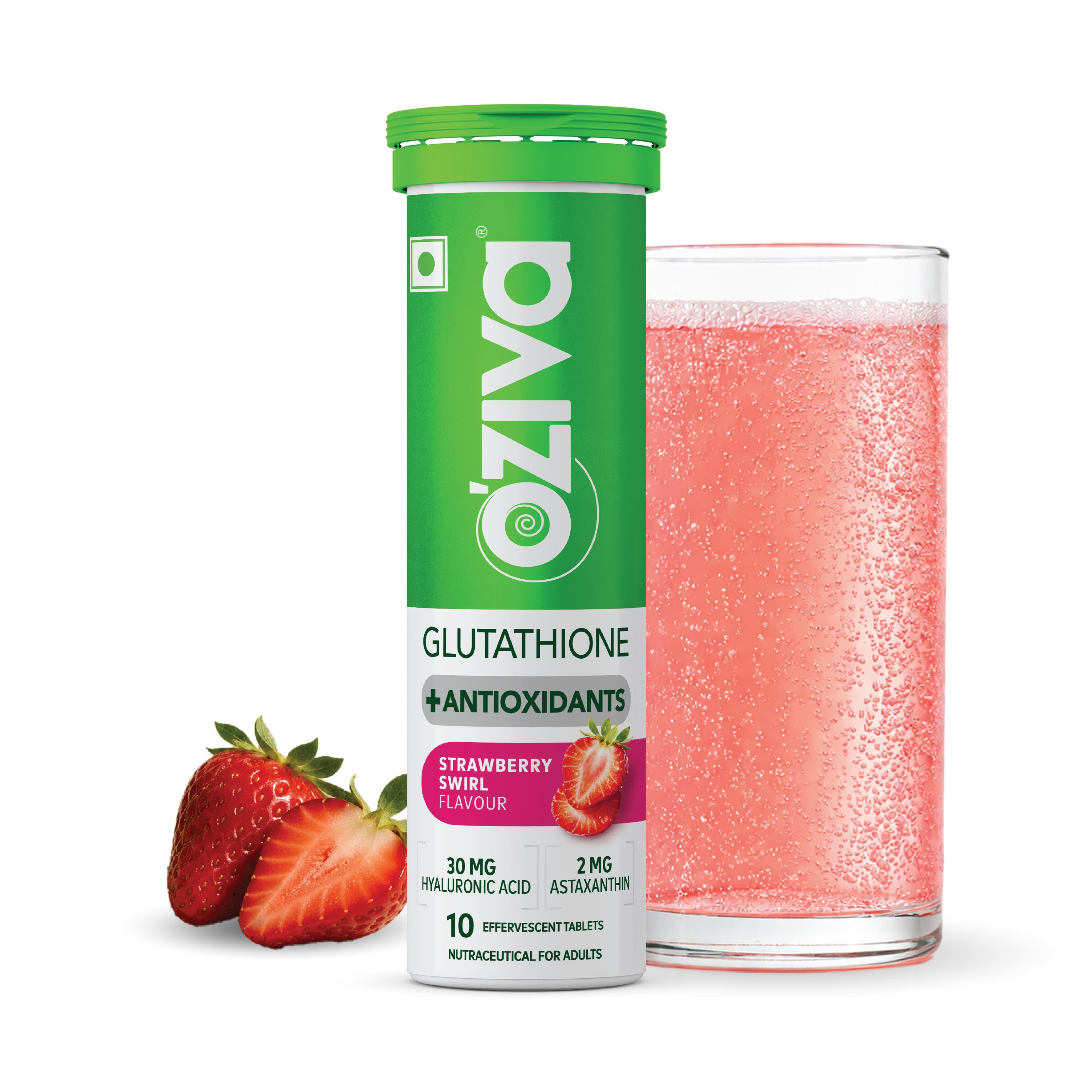 Gluta Fizzy Strawberry | 10 Tablets