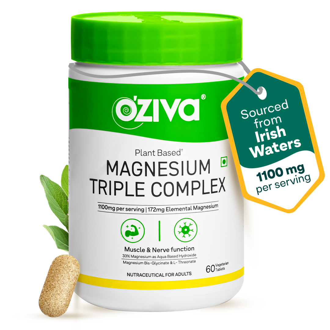 Magnesium Triple Complex for Muscle & Nerve Function | 60 Tablets