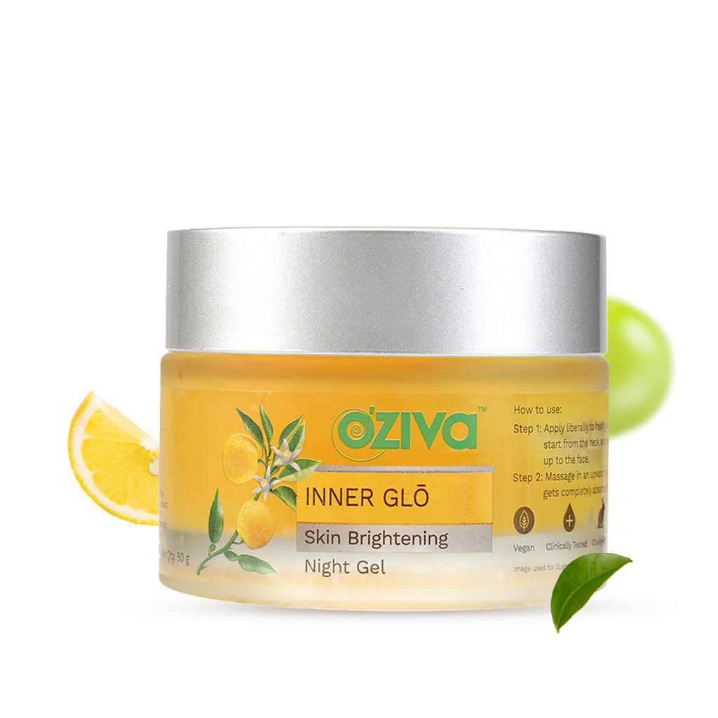 OZiva Inner Glo Skin Brightening Night Gel