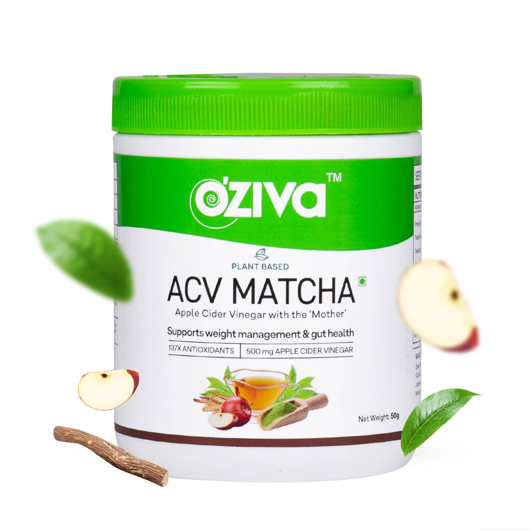 OZiva Plant Based Japanese ACV Matcha