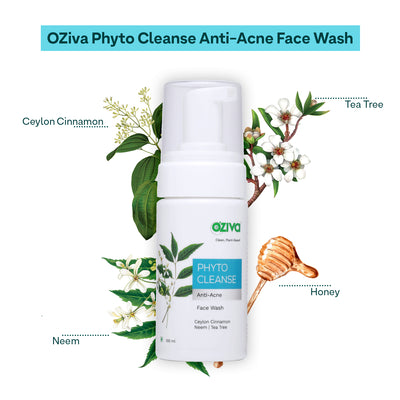 Phyto Cleanse  Anti-Acne Face Daily Regime, Combo Pack ( Phyto Cleanse Face Wash 100 g + Phyto Cleanse Anti-Acne Face Serum 30 ml )