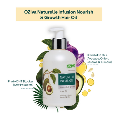 Naturelle Infusion Anti-Hairfall Ritual, Combo Pack ( Naturelle Infusion Hair Growth Hair Oil 200 ml + Naturelle Infusion Hair Growth Shampoo 200 ml + Naturelle Infusion Nourish & Growth Hair Mask 100g )