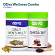 Wellness Combo For Men (Daily Multivitamin Tablets for Daily Energy & Immunity and Vegan Omega 369 for better skin, heart & joint support)
