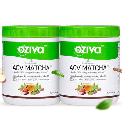 OZiva Plant Based Japanese ACV Matcha