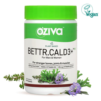 OZiva Plant Based Calcium Supplements for Stronger Bones