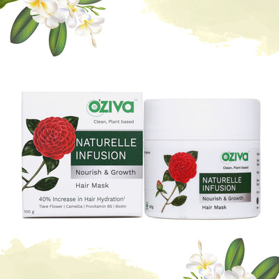 Naturelle Infusion Anti-Hairfall Ritual, Combo Pack ( Naturelle Infusion Hair Growth Hair Oil 200 ml + Naturelle Infusion Hair Growth Shampoo 200 ml + Naturelle Infusion Nourish & Growth Hair Mask 100g )