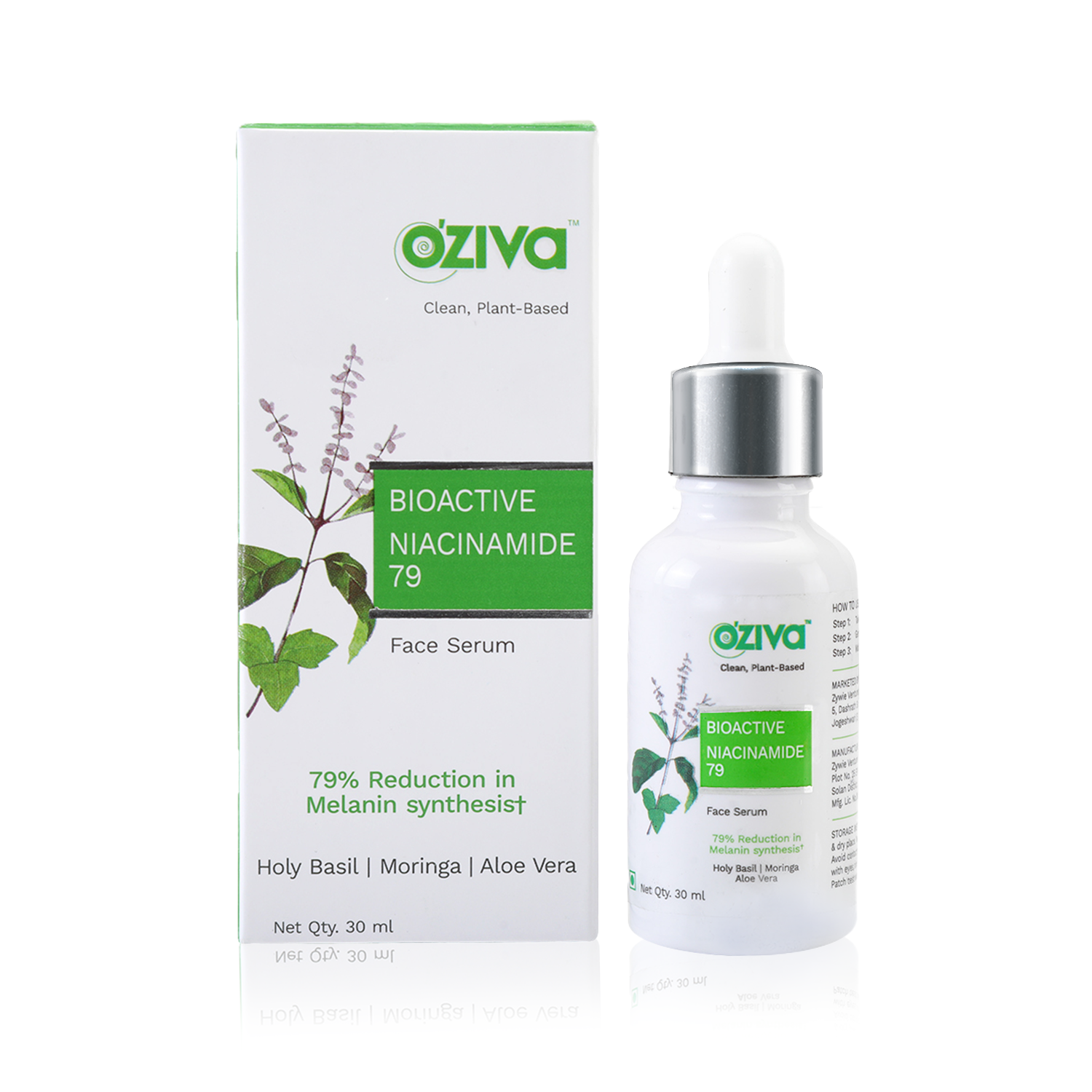 OZiva Bioactive Niacinamide79 Face Serum