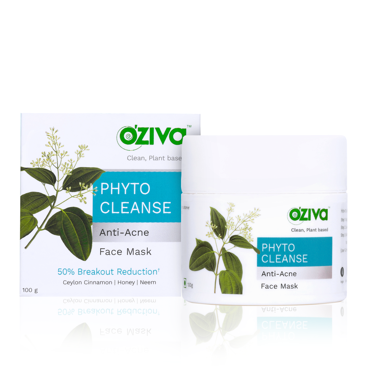 OZiva Phyto Cleanse Anti-Acne Face Mask