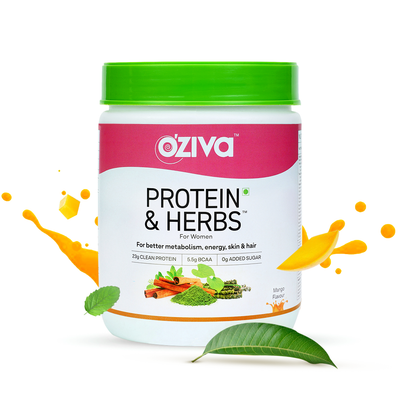 Protein & Herbs for Women - Natural Protein with Whey, Ayurvedic Herbs & Multivitamins for Weight Management, Metabolism, Skin & Hair