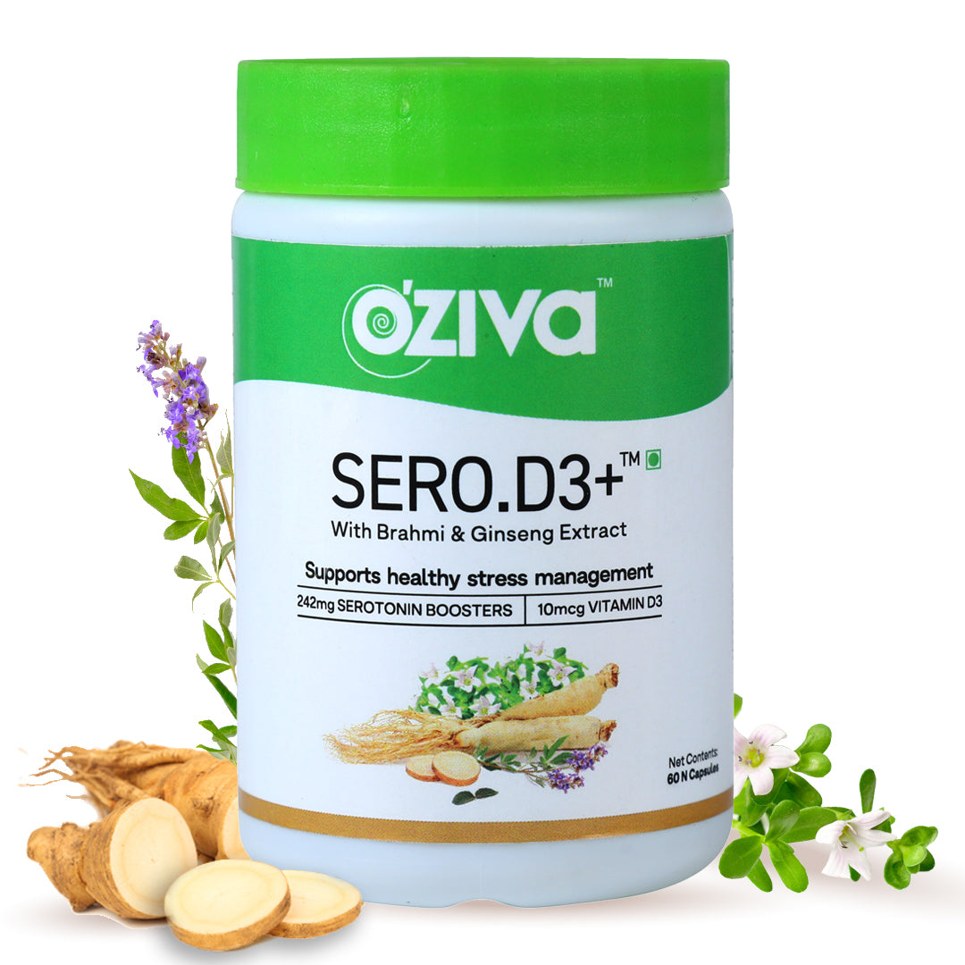 Plant Based Serotonin Tablets for Stress Relief & Mood, 60 Capsules