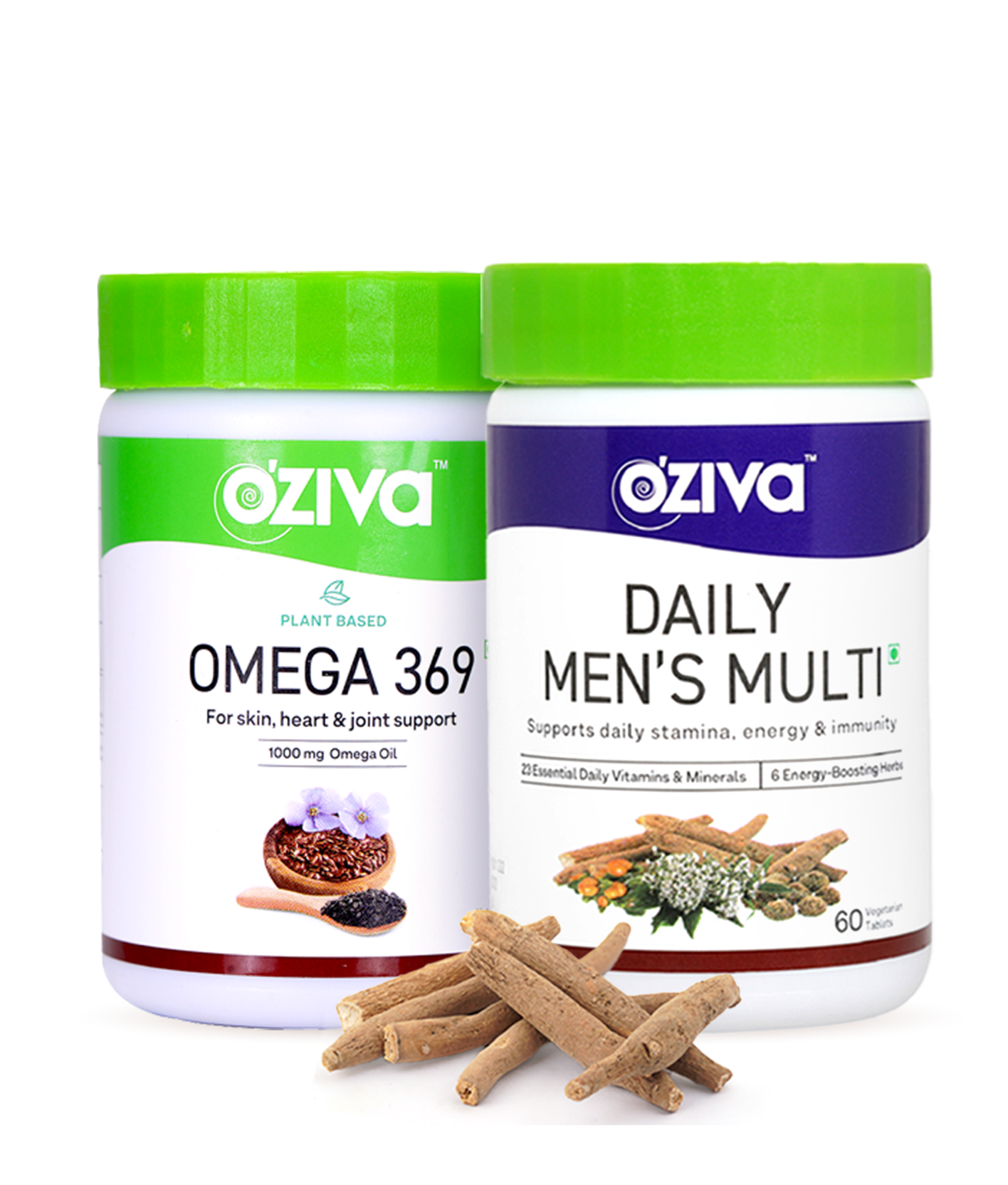 Wellness Combo For Men (Daily Multivitamin Tablets for Daily Energy & Immunity and Vegan Omega 369 for better skin, heart & joint support)